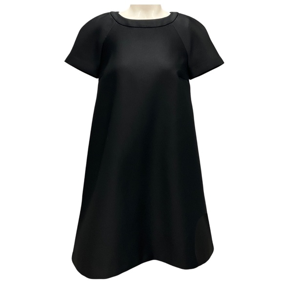 CO BLACK SHORT SLEEVED A LINE DRESS - Picture 1 of 5
